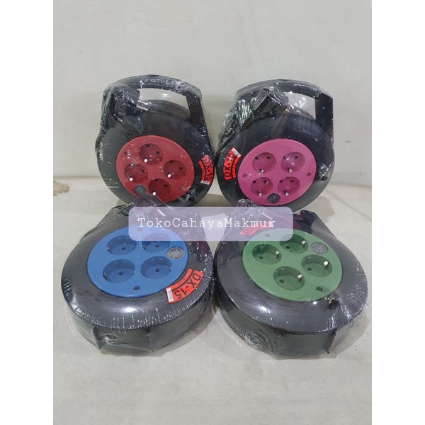 Kabel Roll/Stop Kontak/Kabel Box DX-10/DX-15 + Lampu Indikator Dexta