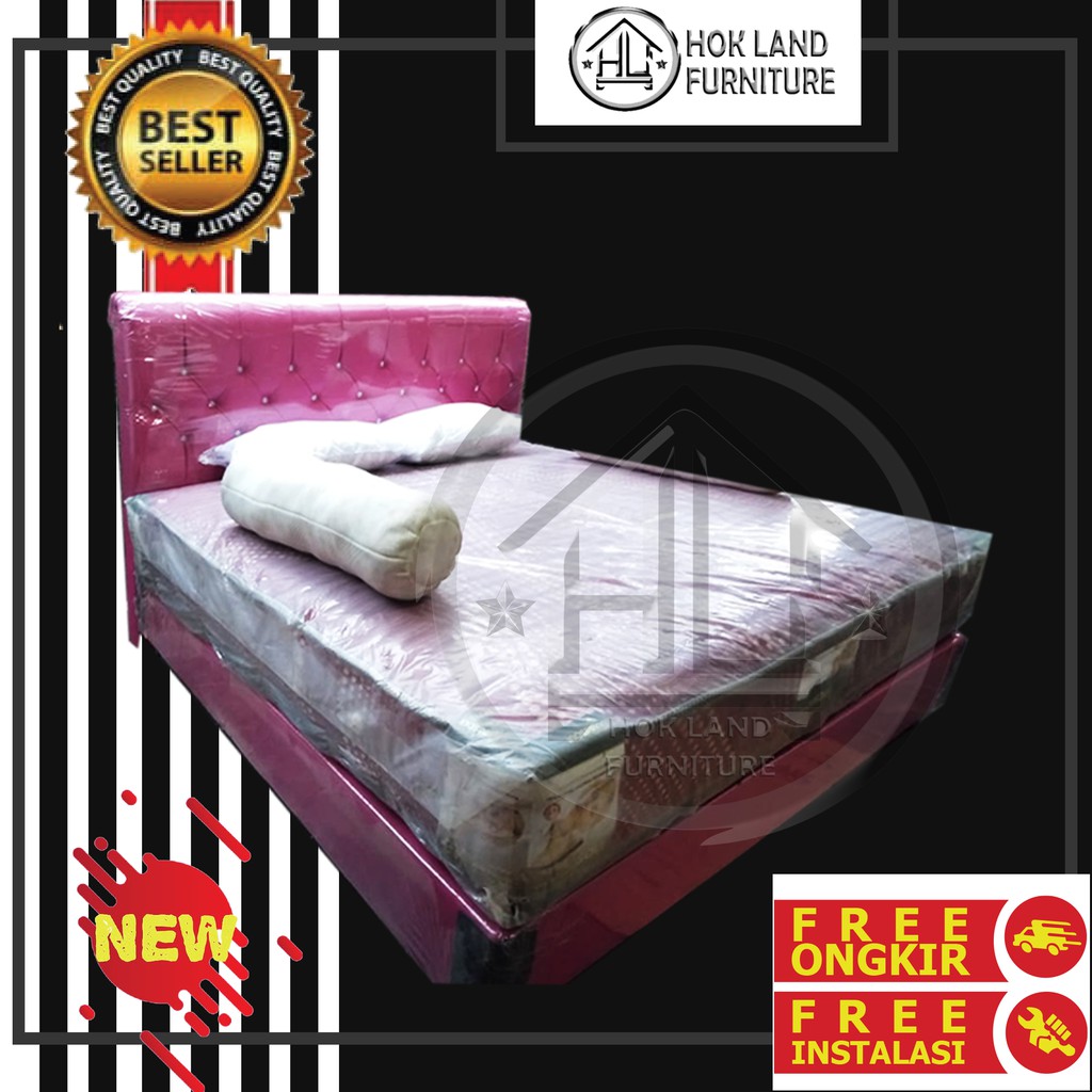 PAKET DIPAN NO 180*200 PLUS SPRINGBED UKURAN NO 1 / DIPAN MURAH / SPRINGBED MURAH/SPRINGBED/st5