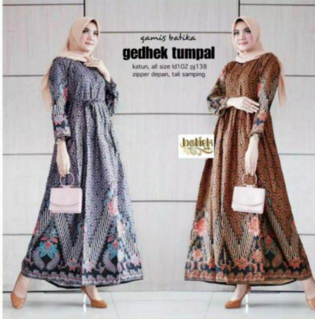 Madhumati.id Hilya Toraja Toyobo By Michan Gamis Batik Kekinian Murah