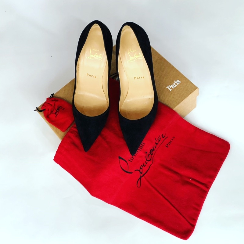 So Kate Black Suede Christian Louboutin