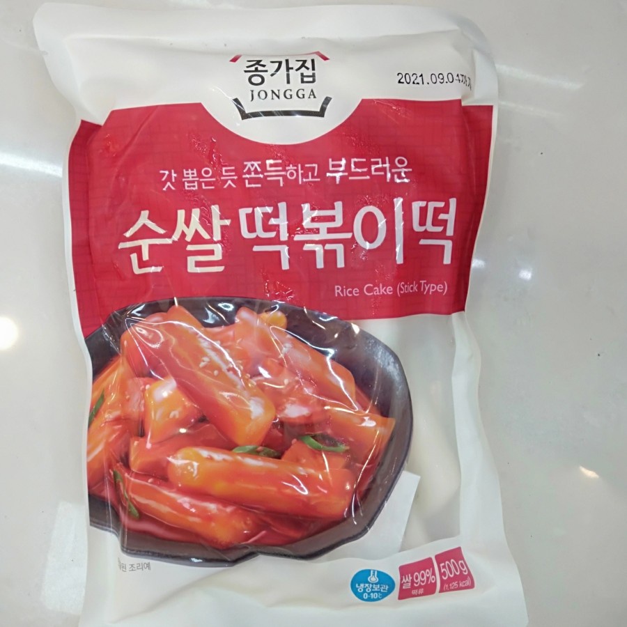 

Jongga Rice cake 500 gr / kue beras korea Topokki Tteokboki Tokpoki