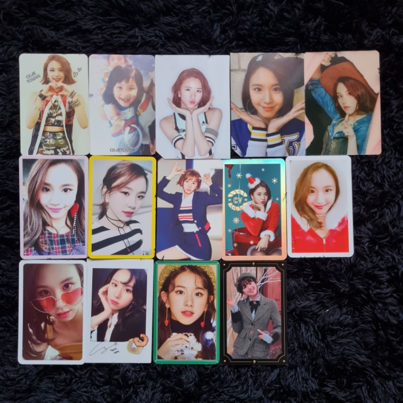 TWICE Chaeyoung Photocard Album All Era The Story Begins.  Twicetagram. Page Two. Twicecoaster Chris