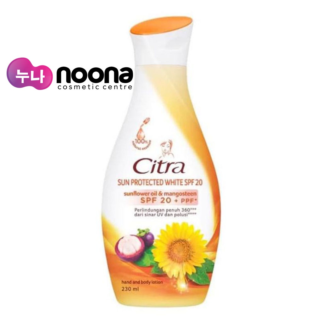 CITRA HAND &amp; BODY LOTION SUN PROTECTED WHITE SPF 230ML-N011116