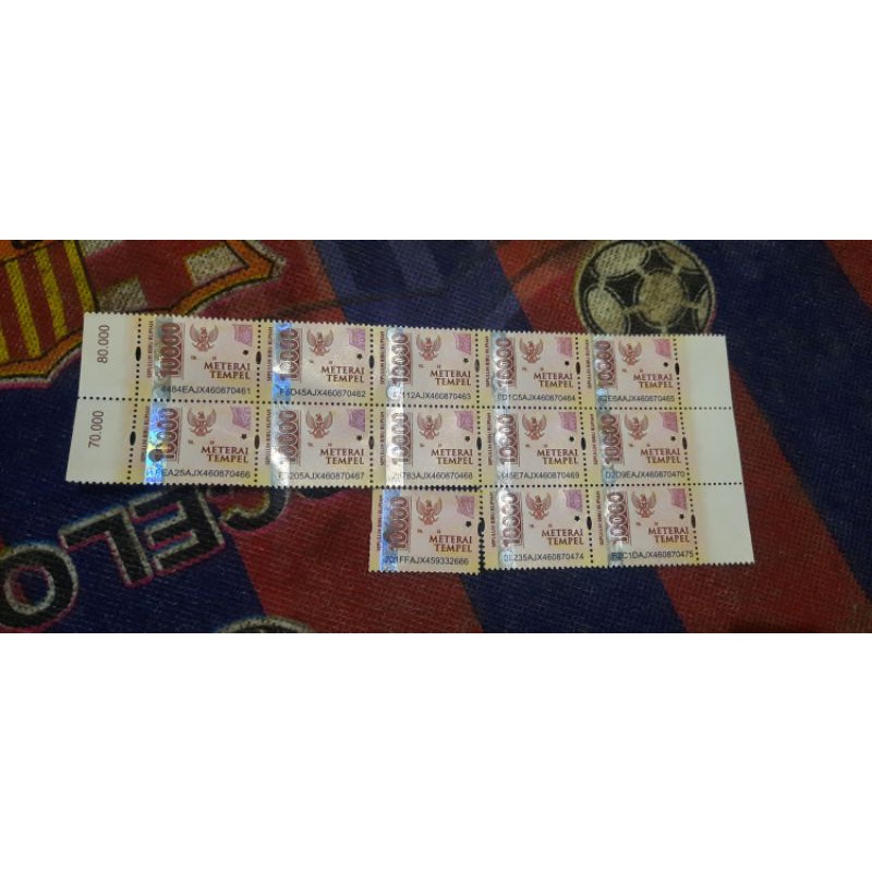 

MATERAI 10000 BARU ASLI POS