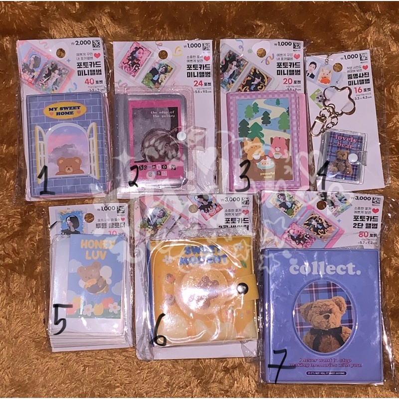 [READY STOCK] COLLECT BOOK KOLBUK DAISO 1P 2P TOPLOADER DAISO KEYRING DAISO