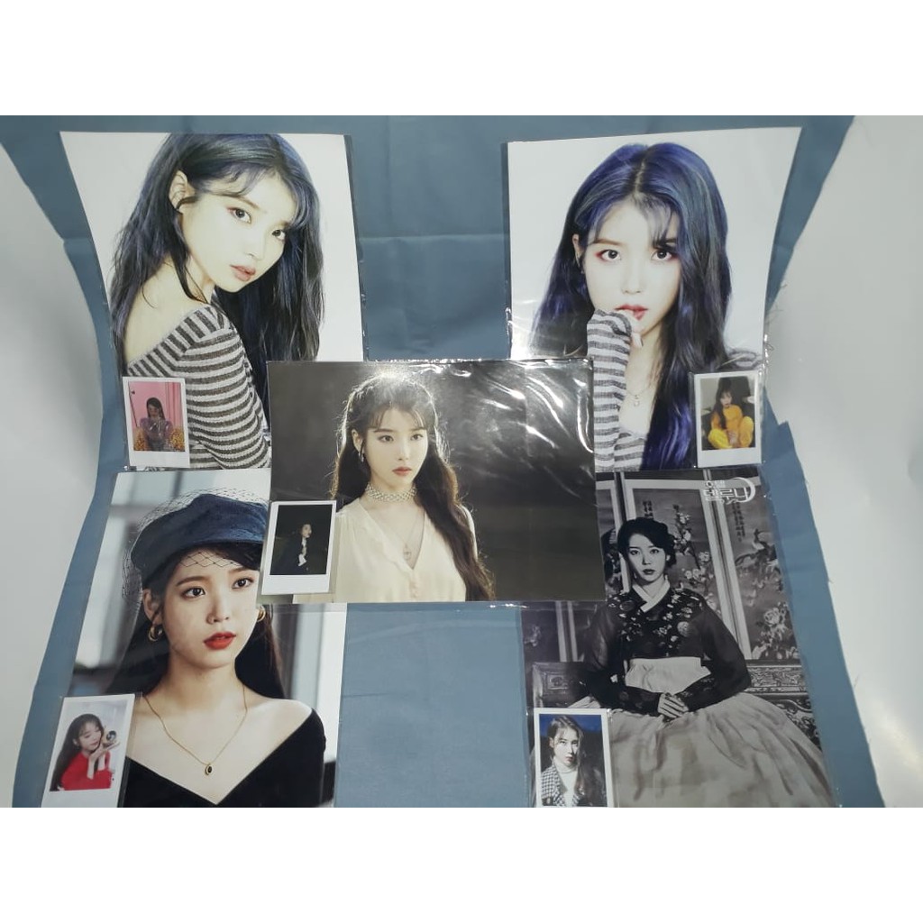 MINI POSTER KPOP, IU + POLAROID +BONUS FREEBIES