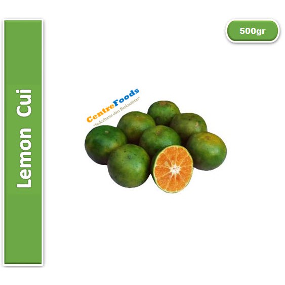 

Jeruk Lemon Cui - Jeruk Kunci Sonkit | 500gr [ Berat Per 0.5 Kg ]