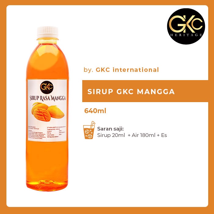 

Sirup Minuman GKC "Rasa Mangga" 640ml