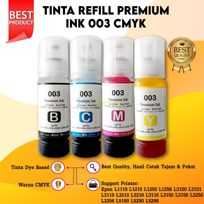 Tinta 003 SET L4150 L4160 L4260 L4266 L5190 L5290 L5296 L6160 L6260