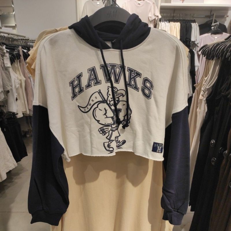 Hoodie crop HAWKS x H&M Original Store