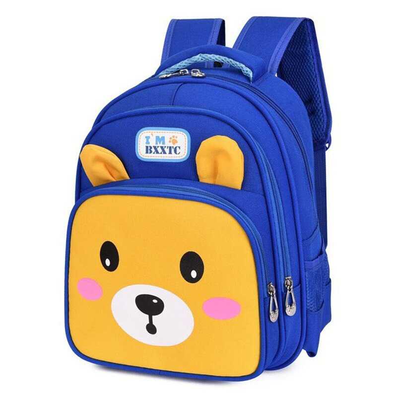 Tas Ransel Sekolah Anak Kartun Beruang Lucu 3D - AD8745