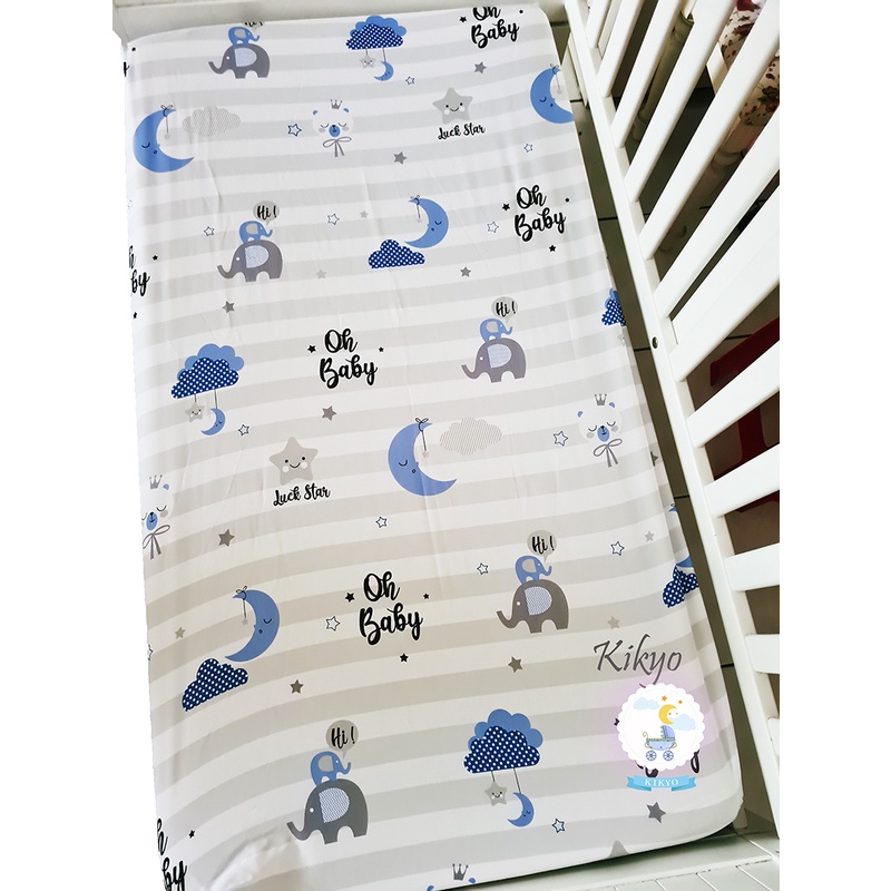 Sprei kasur bayi katun lokal / Sprei bayi / sprei lumba playmate / sprei matras bayi katun catra / Local cotton bedsheet / sprei kasur bayi