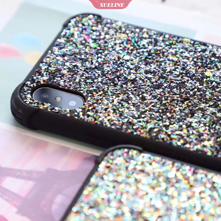 Iphone 7 Plus ​8 Plus 6 Plus 6S Plus XR ​X Xs Max Phone Case Glitter Phone Case Shockproof Protective Cover Soft Silicone Case Shell Xueling