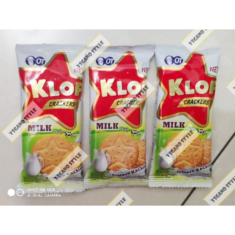KLOP Milk Crackers Biskuit Susu Sehat