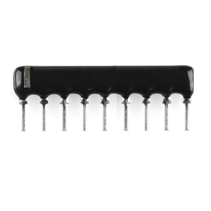 Resistor pack 2.54mm 10k ohm R Pack 10 kilo 9 PIN A104J 1/8 W 9p Rpack