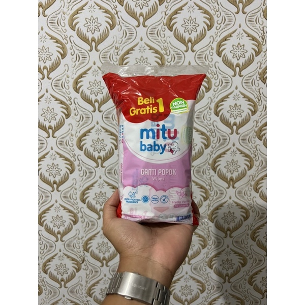 Mitu Baby Ganti Popok wipes 50’s Beli 1 Gratis 1