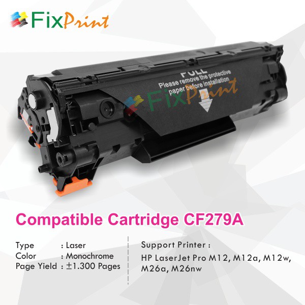 Cartridge Toner Printer HP CF279A 79A LaserJet Pro M12w M12 M12a MFP M26a Compatible non Original