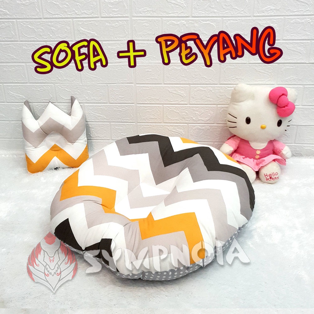 [COD] Sofa Bayi Multifungsi + Bantal Peyang / Kasur Bayi Empuk / Baby Lounger