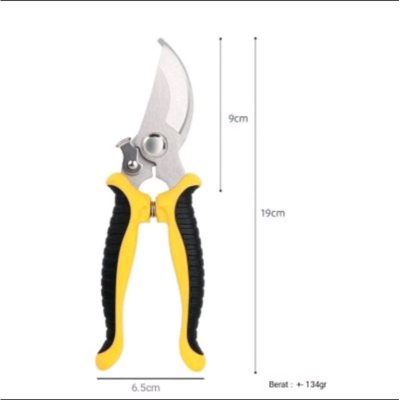 Premium Quality Yellow Gunting Dahan Stek Ranting Tanaman Tajam