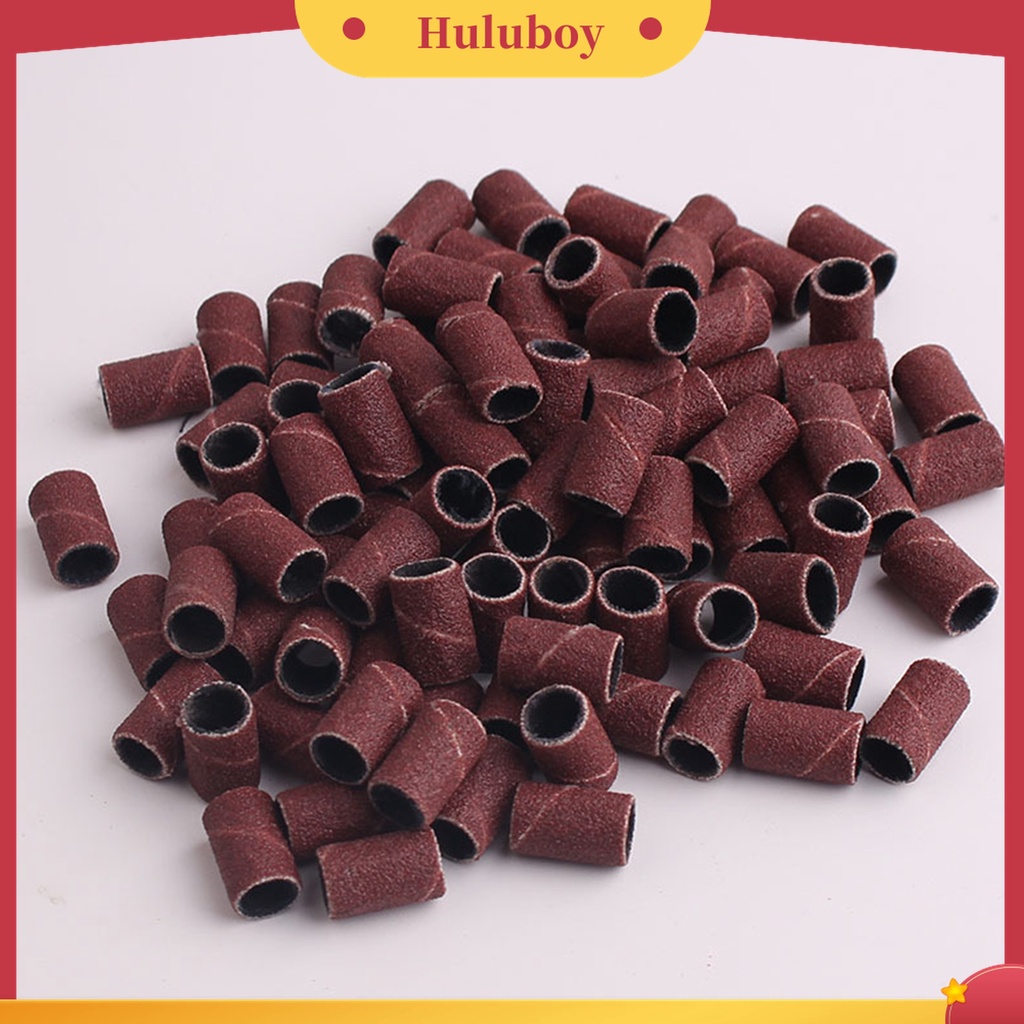 Huluboy Huluboy♡ 100 Pcs Cincin Bor Elektrik Tahan Lama Untuk Salon Kuku