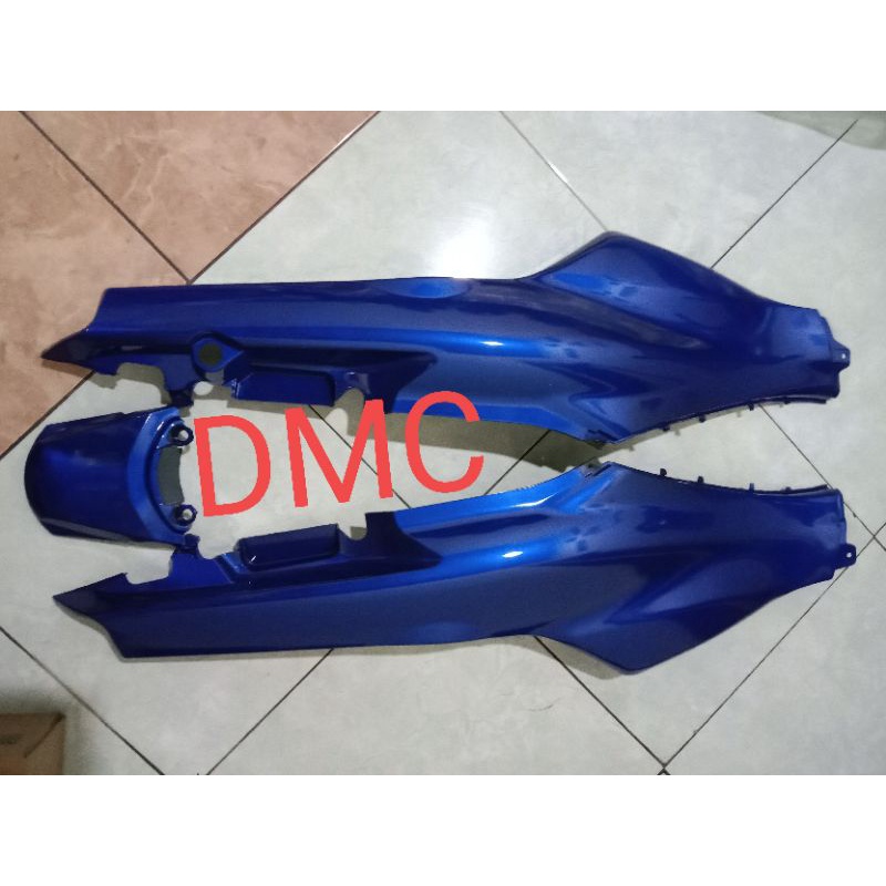 Cover bodi belakang samping motor Yamaha Suzuki Shogun R new 110 +ped bodi Bodi belakang samping mot