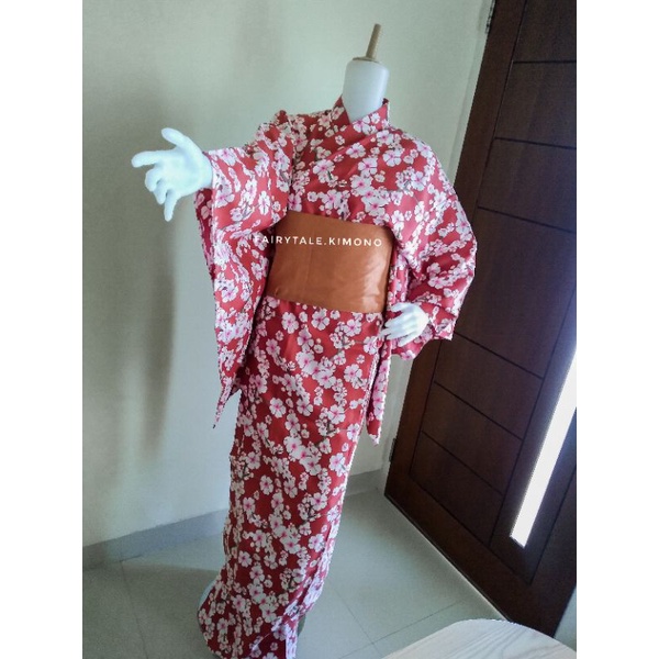 Kimono Jepang Yukata Perempuan Dewasa/anak