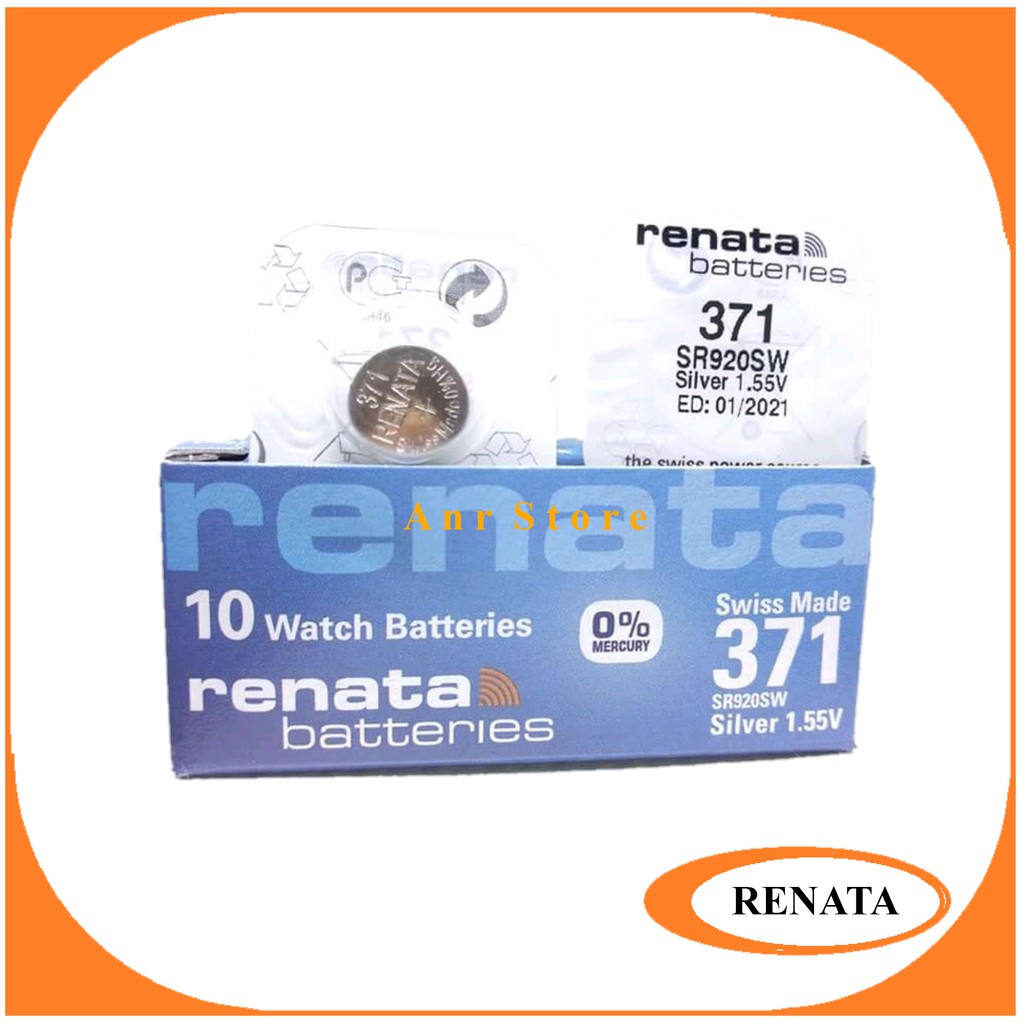 Baterai Jam Tangan Renata 371 Renata SR920SW Original Battery