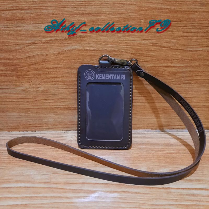 

Tempat Id Card Kementan Kementerian Pertanian Kulit Holder Id Card Kulit Kementan RI