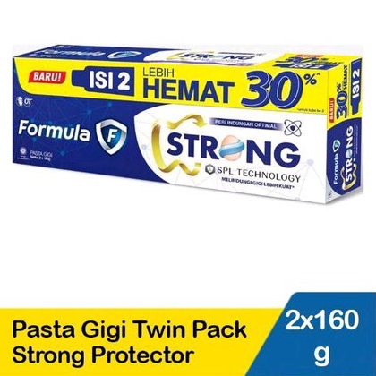 Formula Pasta Gigi Twin Pack Strong Protector 2X160g