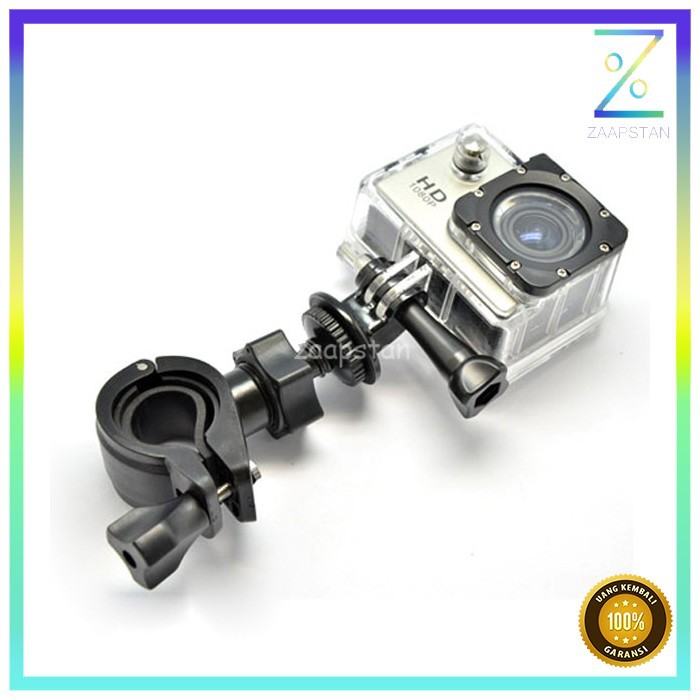 Handlebar Seatpost Roll Cage Mount 17-30mm for GoPro / Xiaomi Yi - Black