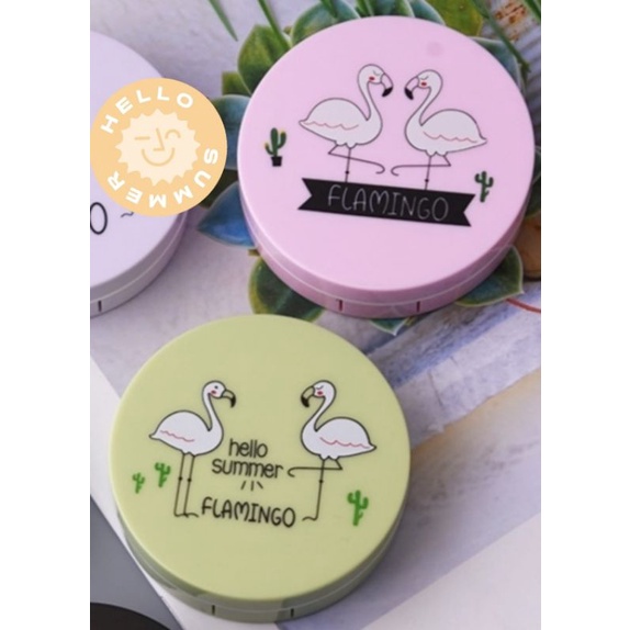 Tempat softlens karakter Hello Summer flamingo