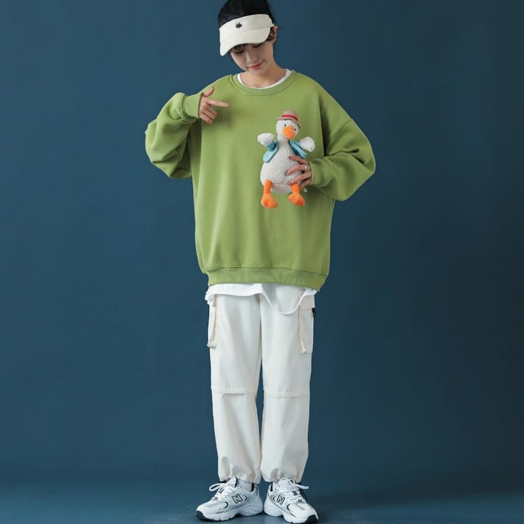 HARGA PROMO !! Sweater Basic Polos Wanita Best Seller Unisex Pria &amp; wanita