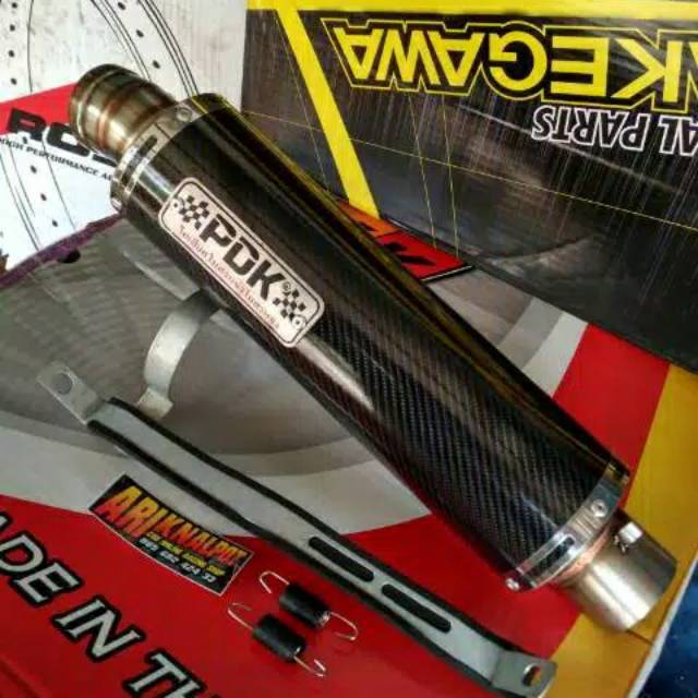 SILINCER KNALPOT RACING PDK SILENCER KNALPOT PDK CARBON KARBON