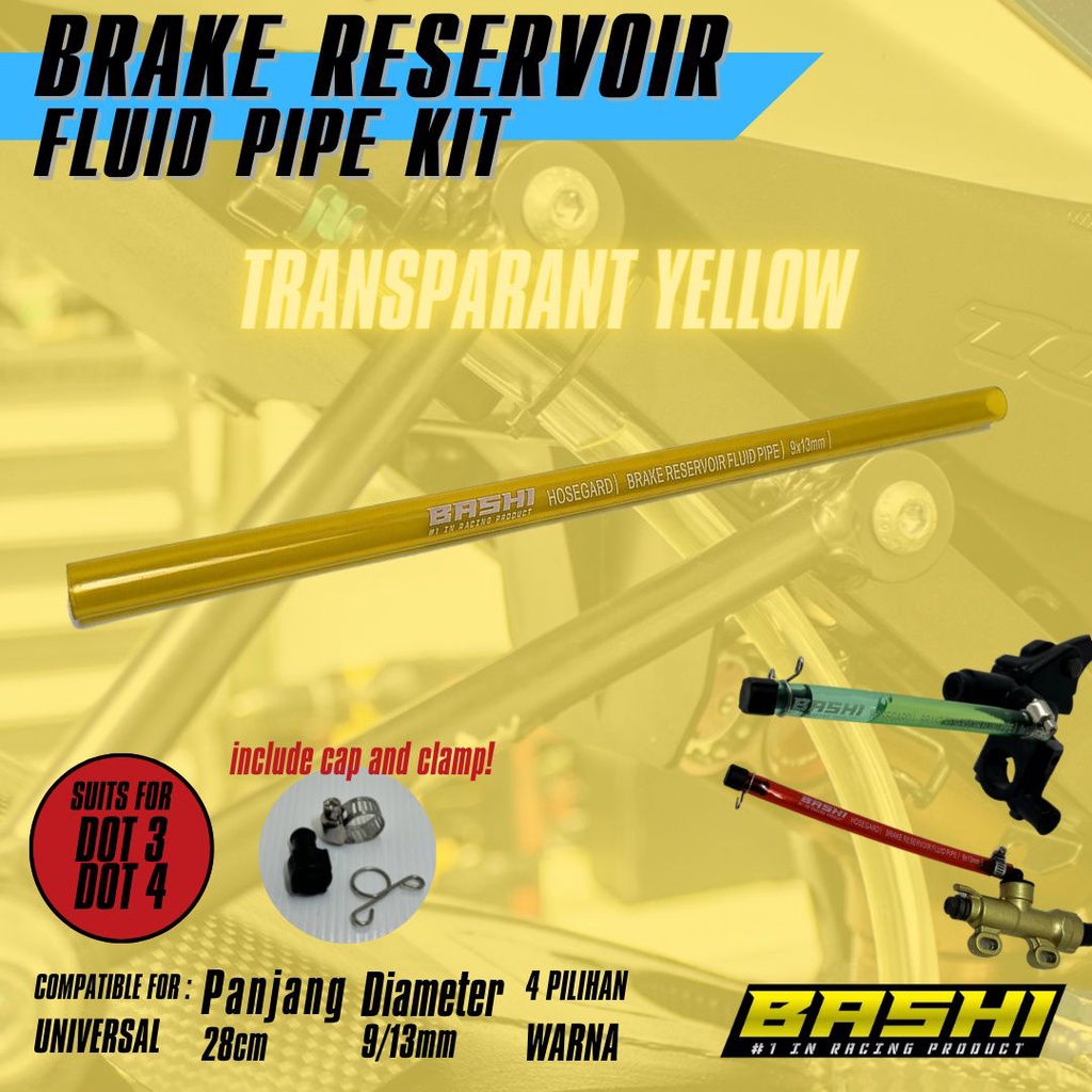 selang reservoir delete kit bashi brake reservoir fluid pipe kit pengganti tabung rem