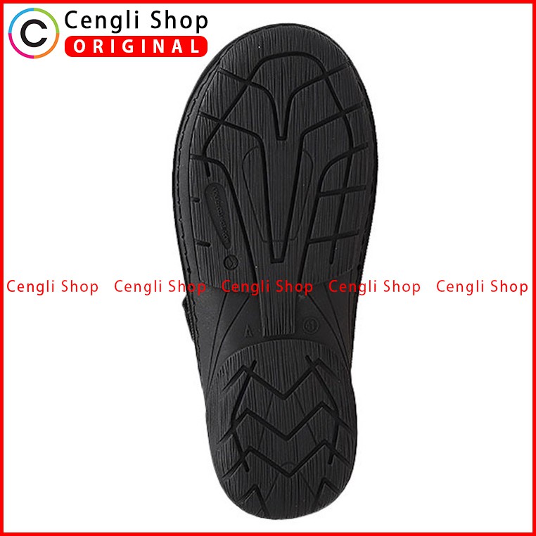 PLAYBOY SANDAL KULIT CASUAL PRIA ORIGINAL TERBARU BRANDED COKLAT PLE2