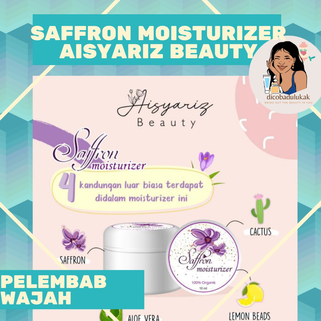 [FREE JEDAI] Saffron Moisturizer Aisyariz Beauty / Mositurizer saffron viral /Pelembab saffron viral