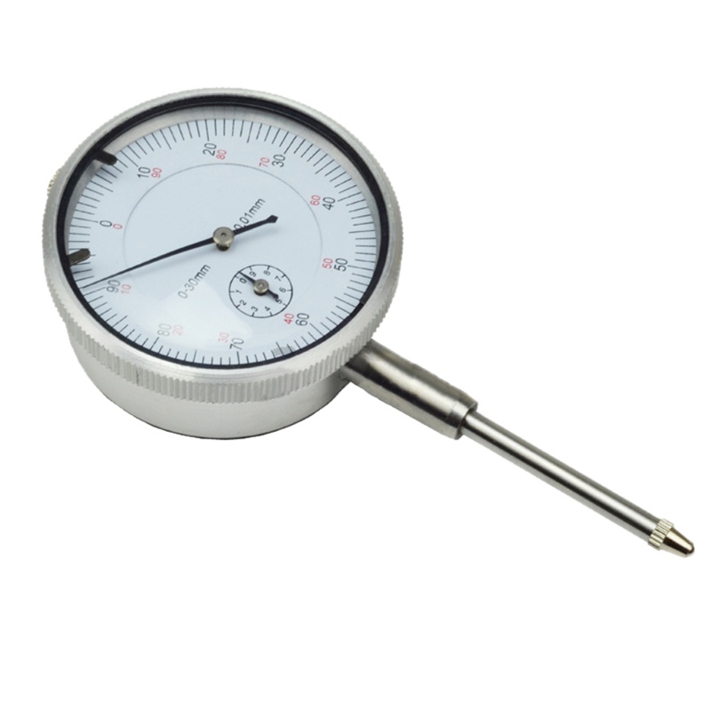 Mary Alat Pengukur Dial Indikator Mikrometer 0-30mm / 0.01mm Dengan Lug Back Presisi