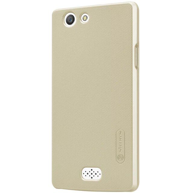 OPPO NEO 5 NILLKIN HARDCASE FROSTED SHIELD ORIGINAL COLOUR GOLD