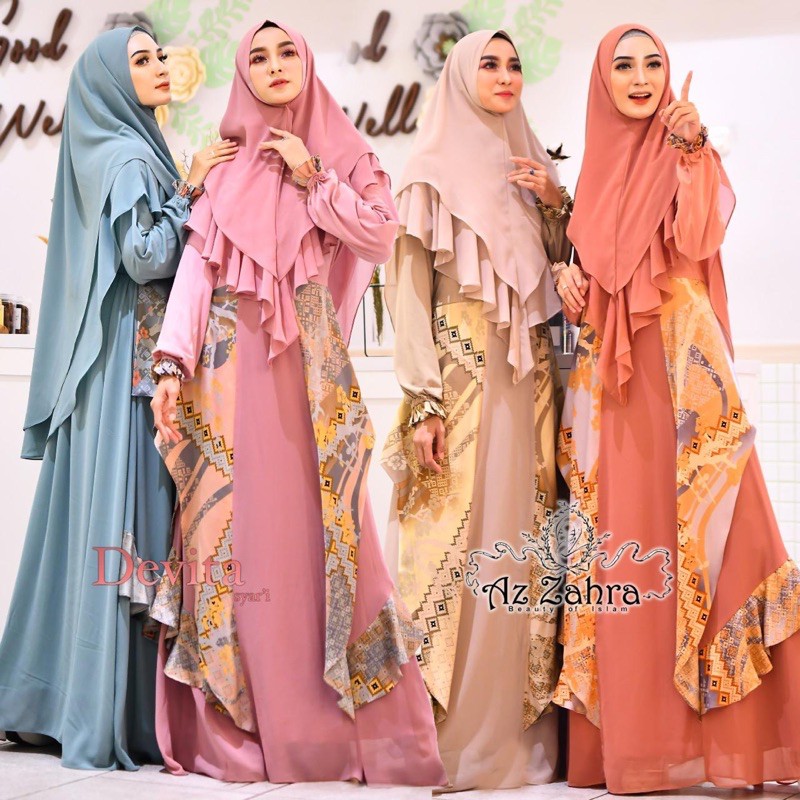 Devita Syari Az Zahra, Az Zahra Original, Gamis Syari Branded