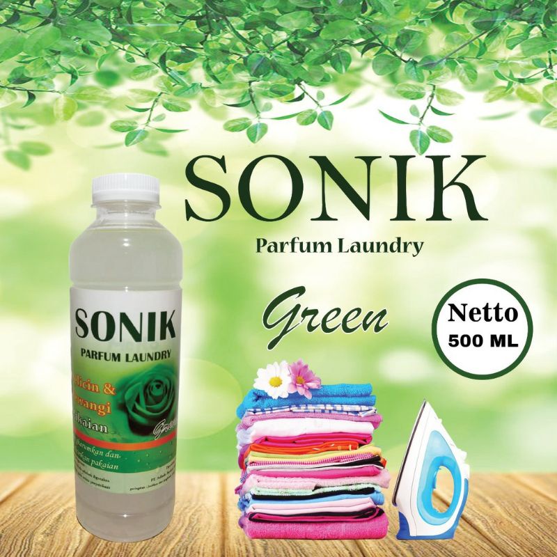 TERMURAH Pewangi pengharum pelicin baju SONIK Pakaian Laundry kemasan 500 ML