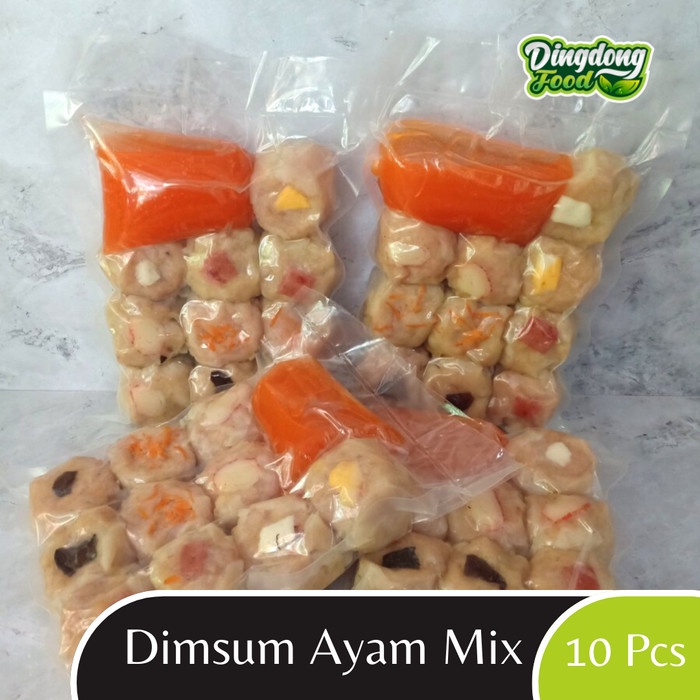 

Dimsum Ayam Frozen Kemasan Vakum Hommade Dingdong Food isi 10
