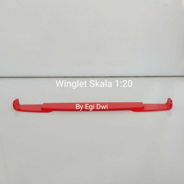 Winglet Miniatur Bus Skala 20