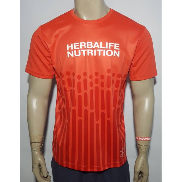 Kaos olahraga herbalife nutrition pasti original termurah