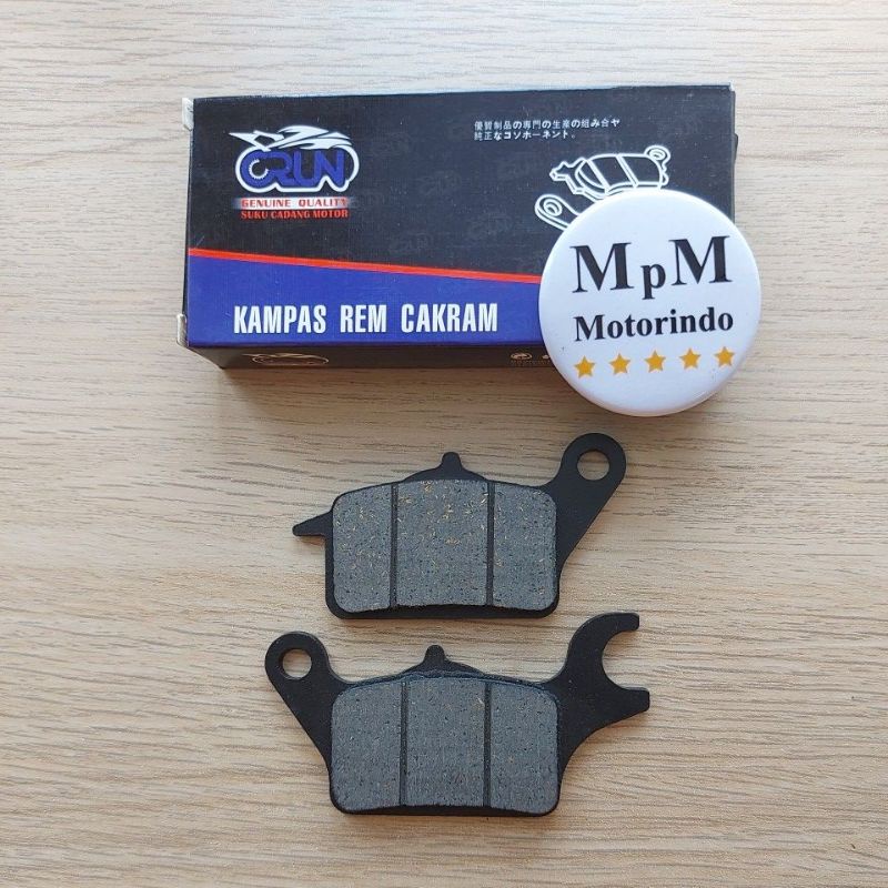 Dispad Depan Blade-Carbu-New-Revo Absolute 110-Fit-Supra X125 Fi Helm in-Kampas Rem Crun