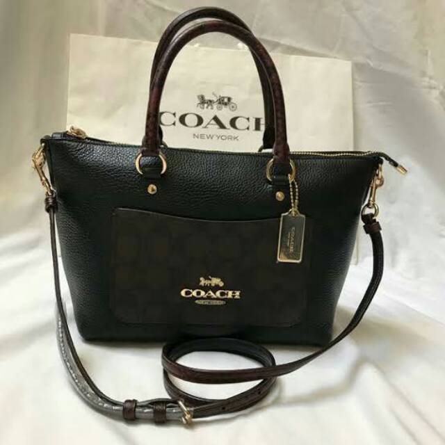 COACH Mini Emma Satchel tas totebag original authentic asli
