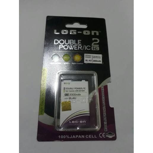 NOKIA BL 4U Baterai Log On Double Power/2 IC