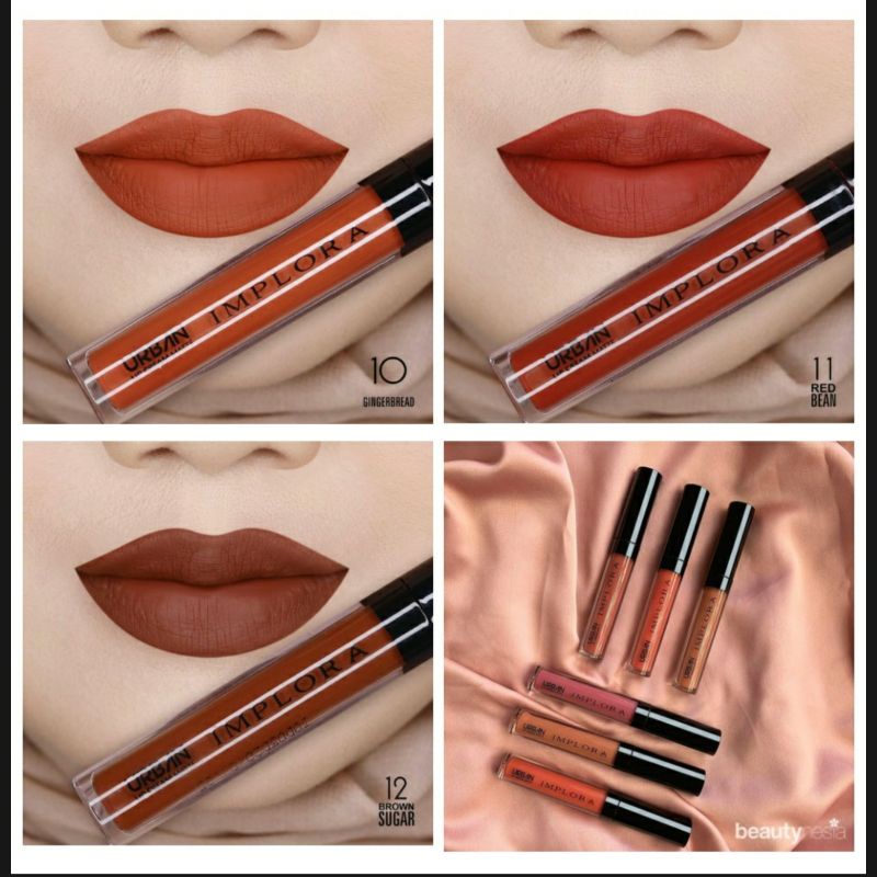 Lipstik Implora Asli Lipstik Implora Urban Long Lasting Tahan Lama LIPSTIK