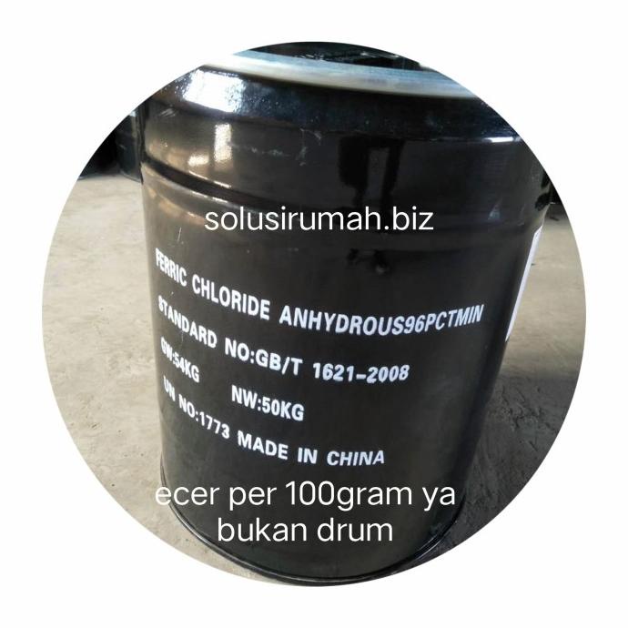 100G 100 Gram G Ferric Chloride Fecl3 Asli Pelarut Etching Pcb 1 Ons Sale
