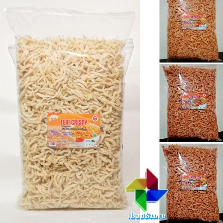 

Netto 1KG Teri Crispy Kualitas Super - Teri Krispi Non Msg & Non Pengawet | Teri Nasi Medan Crispy ☣➚ ☇