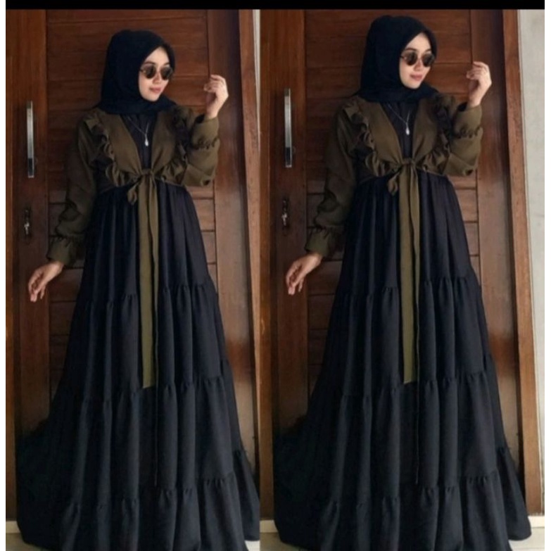ambrosia set/ baju gamis terbaru/ termurah/baju wanita/ baju gamis
